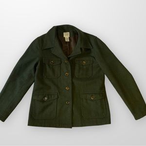 Gap Women’s Wool 4-pocket Utility Style Blazer size Small